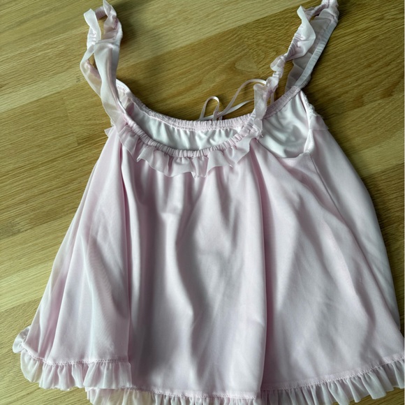 Edikted Pink Ruffle Blouse - Picture 2 of 4